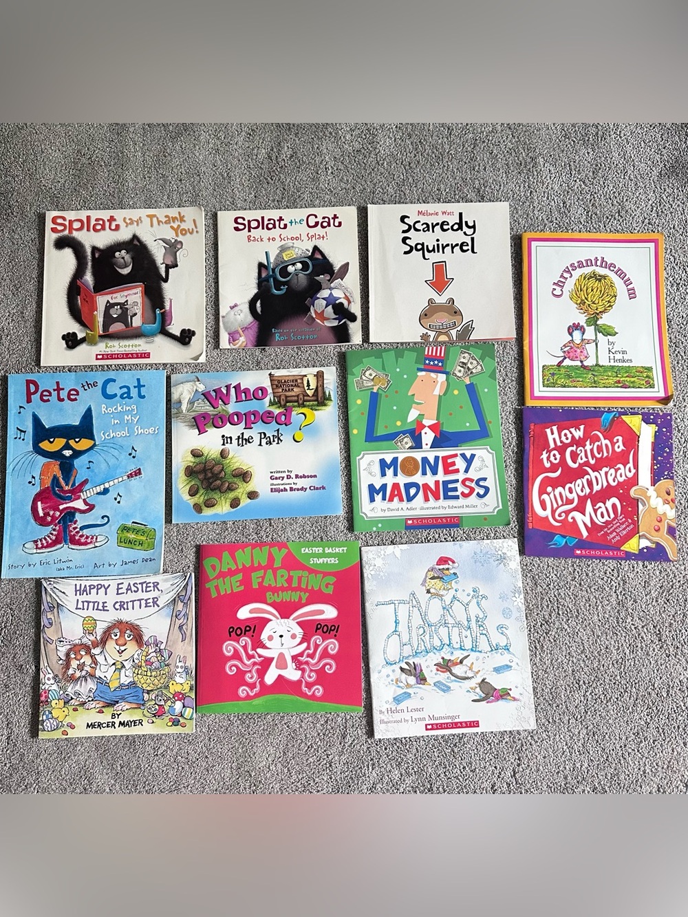 Bundle of 11 children’s paper back books reading grade level 1/2+